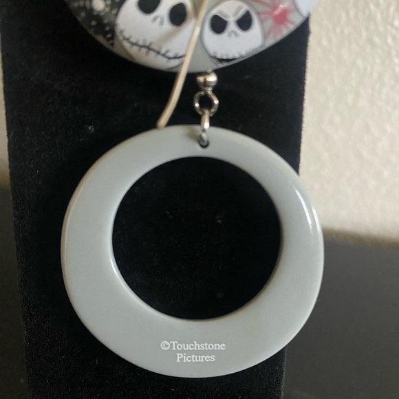 Jack Skellington hoop earrings - Picture 3 of 4